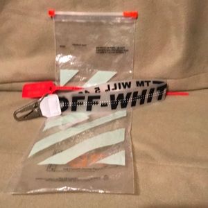 Off White Brand Wristlet Keyring